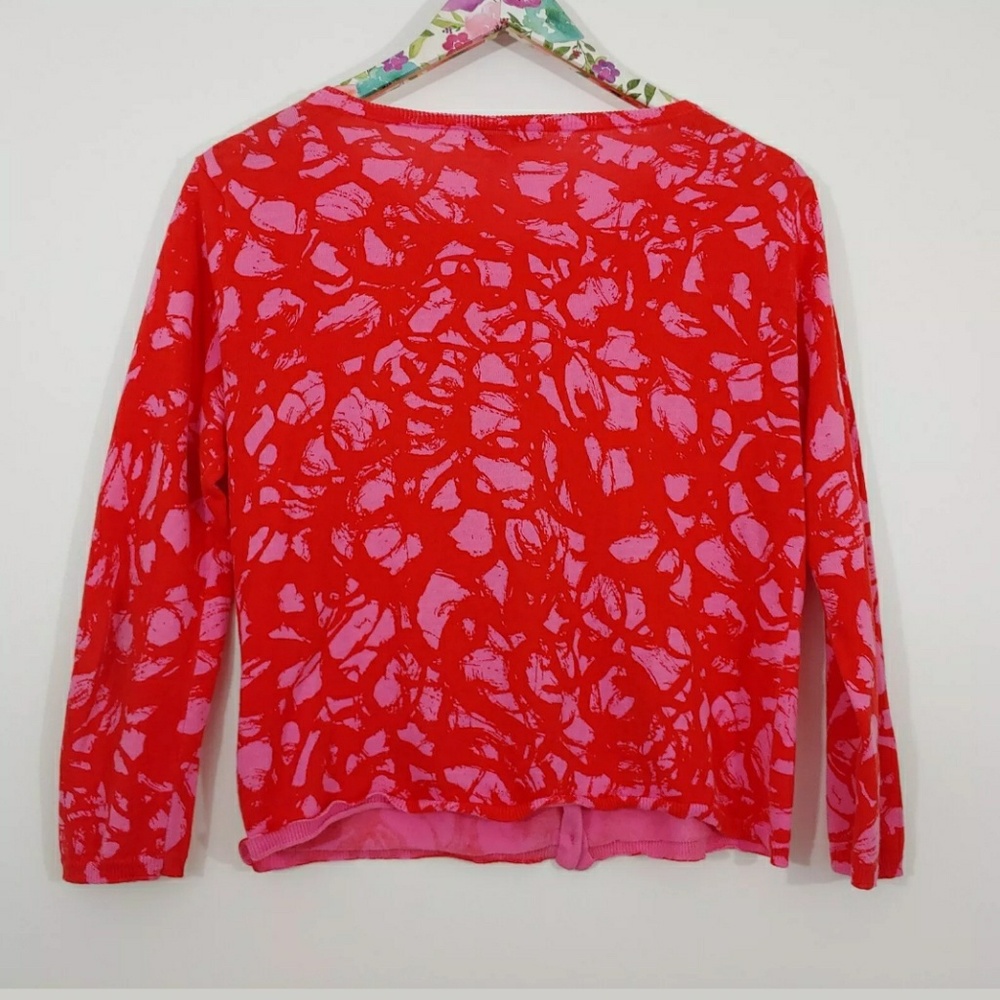 CAbi Pink Button Cardigan Sweater - Size Medium